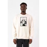 Jujutsu Kaisen Anime Satoru Gojo Lets Get A Little Crazy Ekru Erkek 2ip Sweatshirt