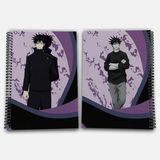 Jujutsu Kaisen Fushiguro Megumi Çizgisiz A4 Okul Defteri 72 Yaprak Model 3 - Baskılı