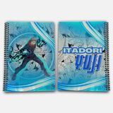 Jujutsu Kaisen Itadori Yuji Çizgili A4 Okul Defteri 72 Yaprak Model 1 - Baskılı