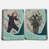 Jujutsu Kaisen Itadori Yuji Çizgili A4 Okul Defteri 72 Yaprak Model 3 - Baskılı