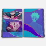 Jujutsu Kaisen Satoru Gojo Kareli A4 Okul Defteri 72 Yaprak Model 2 - Baskılı