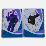 Jujutsu Kaisen Satoru Gojo Kareli A4 Okul Defteri 72 Yaprak Model 3 - Baskılı