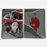 Jujutsu Kaisen Suguru Geto Kareli A4 Okul Defteri 72 Yaprak Model 2 - Baskılı