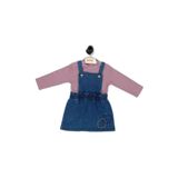 Julayla Kız Bebek Jile Sweatshirt Takım LİLA 24-36 Ay