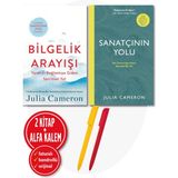 Julia Cameron 2 Kitap Set (Bilgelik Arayışı+ Sanatçının Yolu)+Kalem- Butik Yayınları-Kişisel Gelişim