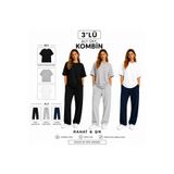 JULİA MODA 3' Lü Kadın Eşofman Altı Ve Üstü Takım Rahat Hafif ve Nefes Alabilen Kumaş Kombin