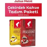 Julius Meinl Çekirdek Kahve Tadım Paketi 1 kg Yumuşak Lezzetli Orta Kavrulmuş Çekirdek Kahve