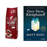 Julius Meinl Präsident Blend Öğütülmüş Filtre Kahve + Gece Yarısı Kütüphanesi Bundle