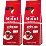 Julius Meinl Präsident Blend Öğütülmüş Filtre Kahve, Orta Kavrulmuş, Yumuşak İçim 220 g (2 paketi)