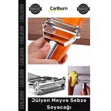 #Jülyen Paslanmaz Çelik Ergonomik Hızlı Hassas Pratik Mutfak Kolaylığı Jülyen Meyve Sebze Soyacağı