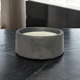 Julzen Home Design Şakayık Kapaklı Beton Kutu Kiraz Çiçeği Kokulu Soya Mumu - Siyah