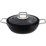 Jumbo 26 cm Dublin Black Basık Tencere