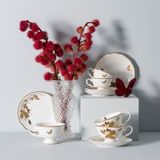 Jumbo 500.01.01.3266 Golden Butterfly 2li Çay Fincanı Seti