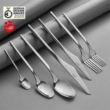 Jumbo 5100 Quartz 84 Parça 12 Kişilik Çatal Kaşık Bıçak Seti Gri