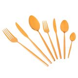 Jumbo 5900 Infinity 12 Kişilik 84 Parça Titanyum Bronz Çatal Kaşık Bıçak Takımı