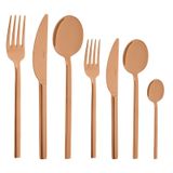 Jumbo 8100 Titanyum Bronz 84 Parça 12 Kişilik Çatal Kaşık Bıçak Takımı