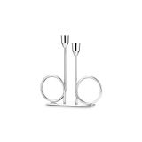 Jumbo Alula Stand Şamdan Silver