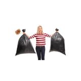 Jumbo Boy Rulo Çöp Poşeti 80X110 Cm Çöp Torbası 10Lu 20 Paket (200 Adet)