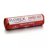 Jumbo Boy Tıbbi Atık Çöp Poşeti 80 X 110 Cm 1 Rulo