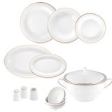 Jumbo Bright Gold 12 Kişilik 60 Parça Yemek Takımı