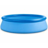 Jumbo Büyük Boy Şişme Havuz, 2.44 Metre Çaplı Aile Havuzu, 3 Katmanlı Dayanıklı PVC UV Güneşe Dayanıklı, Çift Yönlü Hava Akışlı Yetişkin Çocuk Ev Balkon Bahçe Yazlık İçin Jumbo Büyük Boy Şişme Havuz