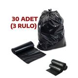 Jumbo Çöp Poşeti 75x90 Endüstriyel 10'lu x 3 Paket Battal Çöp Torbası
