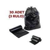 Jumbo Çöp Poşeti 80X110 Endüstriyel 10'lu x 3 Paket Çöp Torbası ( 70 Litre Çöp Kovası Ile Uyumludur)