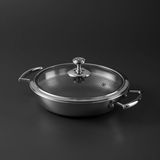 Jumbo Gourmet 3Ply 26 Cm Indüksiyon Tabanlı Çelik Pilav Tenceresi
