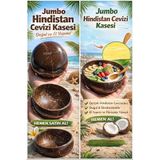 Jumbo Hindistan Cevizi Kasesi,HUDOT Doğal El yapımı 13-15 cm