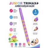 Jumbo Kurşun Kalem Oluklu 1 Adet Alpino Trimax Üçgen Oluklu Kalın Kalem Pastel Renkler Kolay Tutuş ve Kullanım