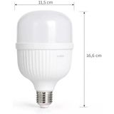 Jumbo Led Ampul 36W (200W Eşdeğer) - E27 Duy, 6500K Beyaz Işık, 4000 Lümen, Enerji Tasarruflu Led Lamba, 166X115mm, Ac 220V
