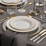 Jumbo Oscar Gold 55 Parça 12 Kişilik Yemek Takımı Altın