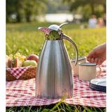 Jumbo Piknik Kamp Termosu 1.5 Litre Paslanmaz Çelik Çay Kahve Termosu - Steel Termos 1.5 lt