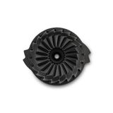 Jumbo Shark Swiss Black Yuvarlak Kek Kalıbı