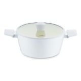 Jumbo Swiss Crystal Light Grey 24 cm Derin Tencere
