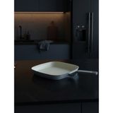 Jumbo Swiss Crystal Light Grey Grill Tava 28 cm - Açık Gri