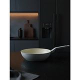 Jumbo Swiss Crystal Light Grey Wok Tava 28 cm - Açık Gri