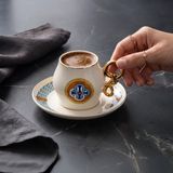 Jumbo Tide 6 Kişilik Kahve Fincan Takımı - Çok Renkli
