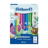 Jumbo Ucgen Govde Kuru Boya Kalemi 12 Renk 1 Paket Ucgen Kuru Boya Renkli Boya Kalemleri 12Li Yazmayi Boyamayi Ogrenme Kalemi