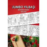 Jumbo Yılbaşı Dev Boyama Kağıdı 60CM x 250CM