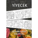 Jumbo Yiyecek Dev Boyama Kağıdı 60CM x 250CM
