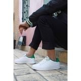 Jump 15307-A Beyaz Yeşil Erkek Sneaker Günlük Spor Ayakkabı Beyaz Yeşil
