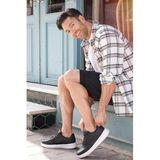 Jump 22233 Siyah - Beyaz Erkek Sneaker Günlük Spor Ayakkabı, Siyah - Beyaz, 42