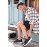 Jump 22233 Siyah - Beyaz Erkek Sneaker Günlük Spor Ayakkabı, Siyah - Beyaz, 43