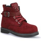 JUMP 24161 Bordo Kız Çocuk Bebek Günlük Uzun Bilekli Kalın Taban Sneaker Spor Bot Ayakkabı