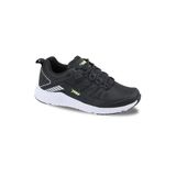 Jump 24865 Confort Casual Erkek Günlük Spor Ayakkabisi, Siyah - Neon Yeşili, 42