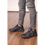 Jump 24865 Siyah Erkek Sneaker Günlük Spor Ayakkabı, Siyah-Siyah, 46