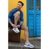 Jump 26396 Açık Gri - Mavi Erkek Sneaker Günlük Spor Ayakkabı, Açık Gri - Mavi, 45