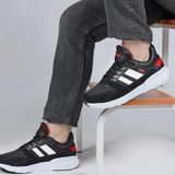 Jump 26605 Siyah Beyaz Erkek Günlük Sneaker Spor Ayakkabı