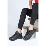 Jump 26821 Siyah Kadın Sneaker Günlük Spor Ayakkabı, Siyah, 38